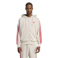 Jaqueta adidas Essentials 3 Stripes Masculina BEGE