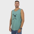 Camiseta Regata Oakley Heritage Skull Tank Pacific - Masculina VERDE
