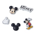 Kit Jibbitz Mickey Pack com 5 Peças BRANCO