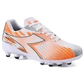 Chuteira de Campo Infantil Diadora Squadra III BRANCO
