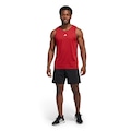 Camiseta Regata adidas Treino Três Listra Masculina VERMELHO
