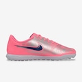 Chuteira de Society Infantil Nike Vini Jr Mercurial Vapor 16 Club ROSA/ROXO