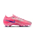 Chuteira de Campo Masculina Nike Vini Jr Mercurial Zoom Vapor 16 Pro ROSA/AZUL
