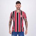 Camisa São Paulo Retrô 1969 Listrada Masculina VERMELHO