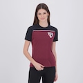 Camisa São Paulo Enlaçar Feminina VERMELHO