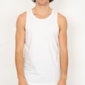 Camiseta Regata Quiksilver Outline Side Logo SM26 Masculina BRANCO