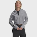 Jaqueta de Moletom Sportstyle Under Armour HeatGear Fleece Feminina CINZA
