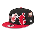 Boné New Era 9Fifty Miami Heat NBA All-Star Game Hardwood Classic Masculino PRETO