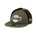 Boné New Era 59Fifty RETRO CROWN Los Angeles Lakers NBA Masculino VERDE