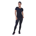Camiseta Speedo Interlock Canoa Feminina PRETO/BRANCO