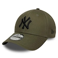 Boné Aba Curva New Era 9FORTY New York Yankees MLB Essentials Unissex VERDE