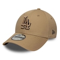 Boné Aba Curva New Era 9FORTY Los Angeles Dodgers MLB Outline Unissex BEGE