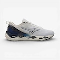 Tênis Mizuno Wave Stratos 3 - Masculino BRANCO/AZUL ESC