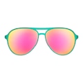 Óculos de Sol Goodr - Kitty Hawkers Ray Blockers VERDE/AMARELO