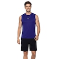 Camiseta Regata Speedo Interlock Masculina AZUL/BRANCO