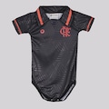 Body Flamengo Premium Infantil PRETO