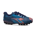 Chuteira Society Infantil Diadora Agilitá AZUL ESC MESCLA