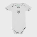 Body Torcida Baby Santos Infantil BRANCO