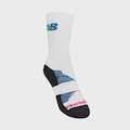 Meia Cano Alto New Balance Performance Run Unissex BRANCO
