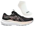 Tênis Feminino ASICS GT-2000 14 + 1 Par de Meia PRETO/ROSA