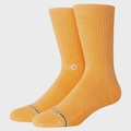 Meia Stance Icon Washed Crew Peach Masculina LARANJA