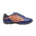 Chuteira de Society Infantil Umbro Fast II AZUL ESCURO
