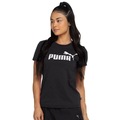 Camiseta PUMA Essentials No. 1 Logo Feminina PRETO