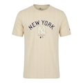 Camiseta New Era Core New York Yankees Masculina BEGE