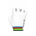 Luva ciclismo MTB Speed meio dedo curto ERT Campeão Mundial BRANCO