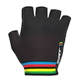 Luva ciclismo MTB Speed meio dedo curto ERT Campeão Mundial PRETO