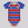 Body Fortaleza Listrado UV Infantil AZUL