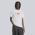 Camiseta adidas Flamengo CRF Grafica Masculina BRANCO