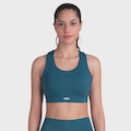 Top Olympikus Corre Alto Impacto Feminino AZUL
