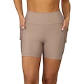 Bermuda Run More Mix Texture Feminina BEGE
