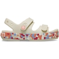 Sandália Crocs Crocband Cruiser Glow Confetti Band Sandal T Summit - Infantil BRANCO