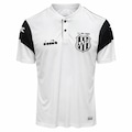 Camisa da Ponte Preta Diadora Polo Jogo Masculina BRANCO