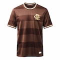 Camisa Flamengo Símbolo Gold Marrom Coimbra - Masculino MARROM