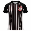 Camisa Corinthians Listrada Recortes Coimbra - Masculino PRETO