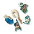 Kit Jibbitz™ Crocs Disney Moana Pack com 5 Peças BRANCO