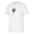 Camiseta Atlético Mineiro Nike Crest Masculina BRANCO/AMARELO
