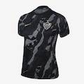 Camiseta Atlético Mineiro 26/27 Pré-jogo Nike Feminina PRETO/CINZA
