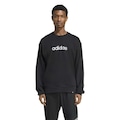 Moletom Essentials Big Linear adidas Masculino PRETO