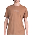 Camiseta Rip Curl Outline Masculina MARROM