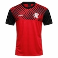 Camisa Do Flamengo Efeito Símbolo Braziline - Masculino VERMELHO/PRETO