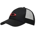 Boné Unissex Oakley Trucker Ellipse Hat Pitch Aba Curva PRETO
