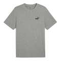 Camiseta Puma Essentials Small Logo No. 1 Bordado - Masculina CINZA