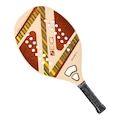 Raquete de Beach Tennis Zeiq Classic Kevlar BEGE