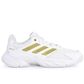 Tênis adidas Courtjam Control 3 - All Court - Feminino BRANCO