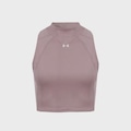 Camiseta Regata de Treino Under Armour HeatGear Rib Tank Feminina ROSA