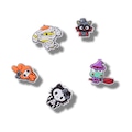 Kit Jibbitz™ Crocs Hello Kitty Friends Halloween Pack com 5 Peças BRANCO